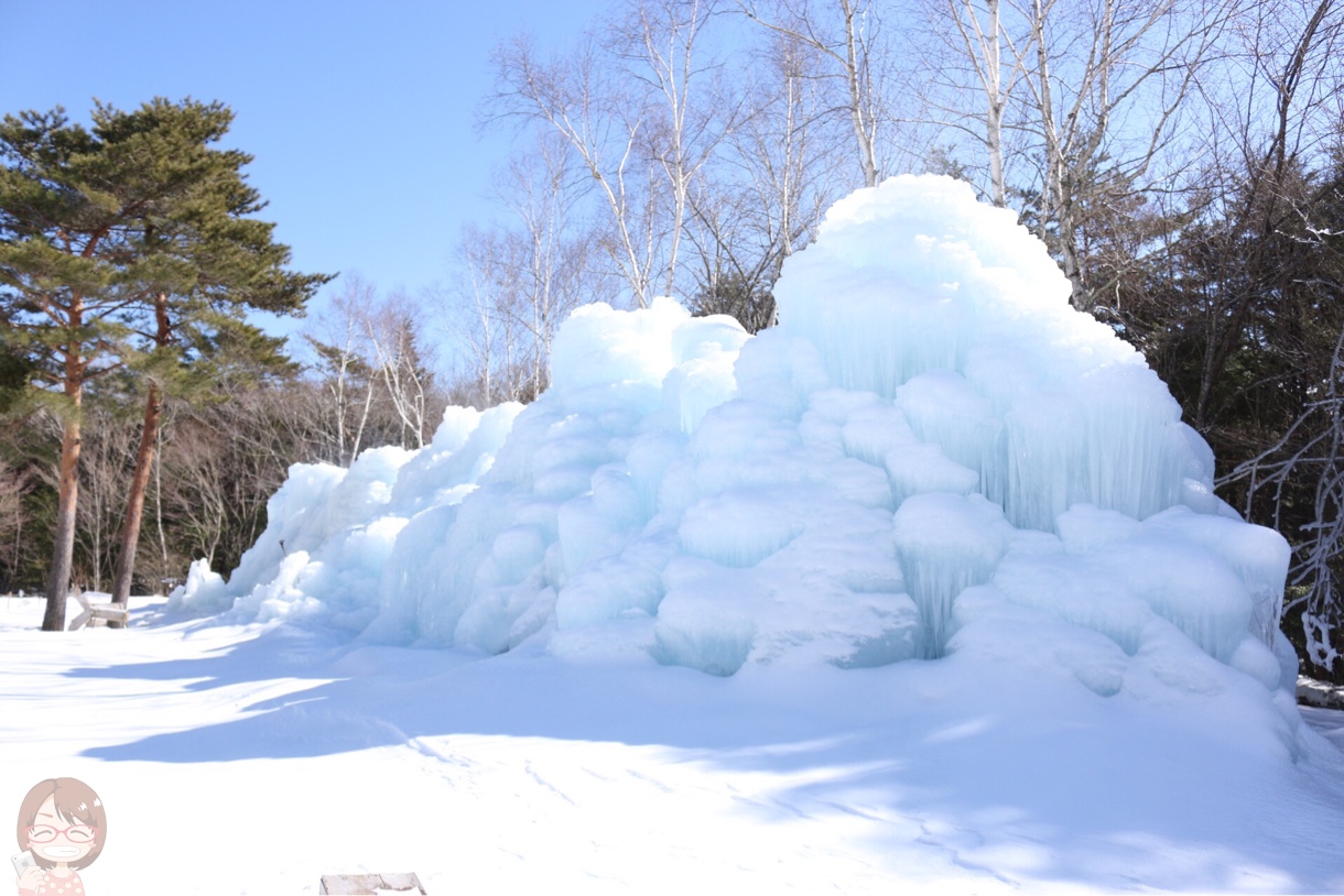 壁のような樹氷