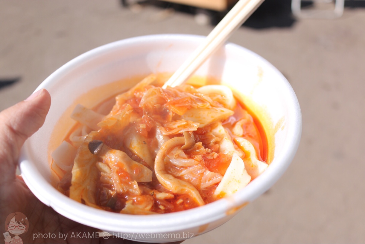 ほうとうのトマトパスタ