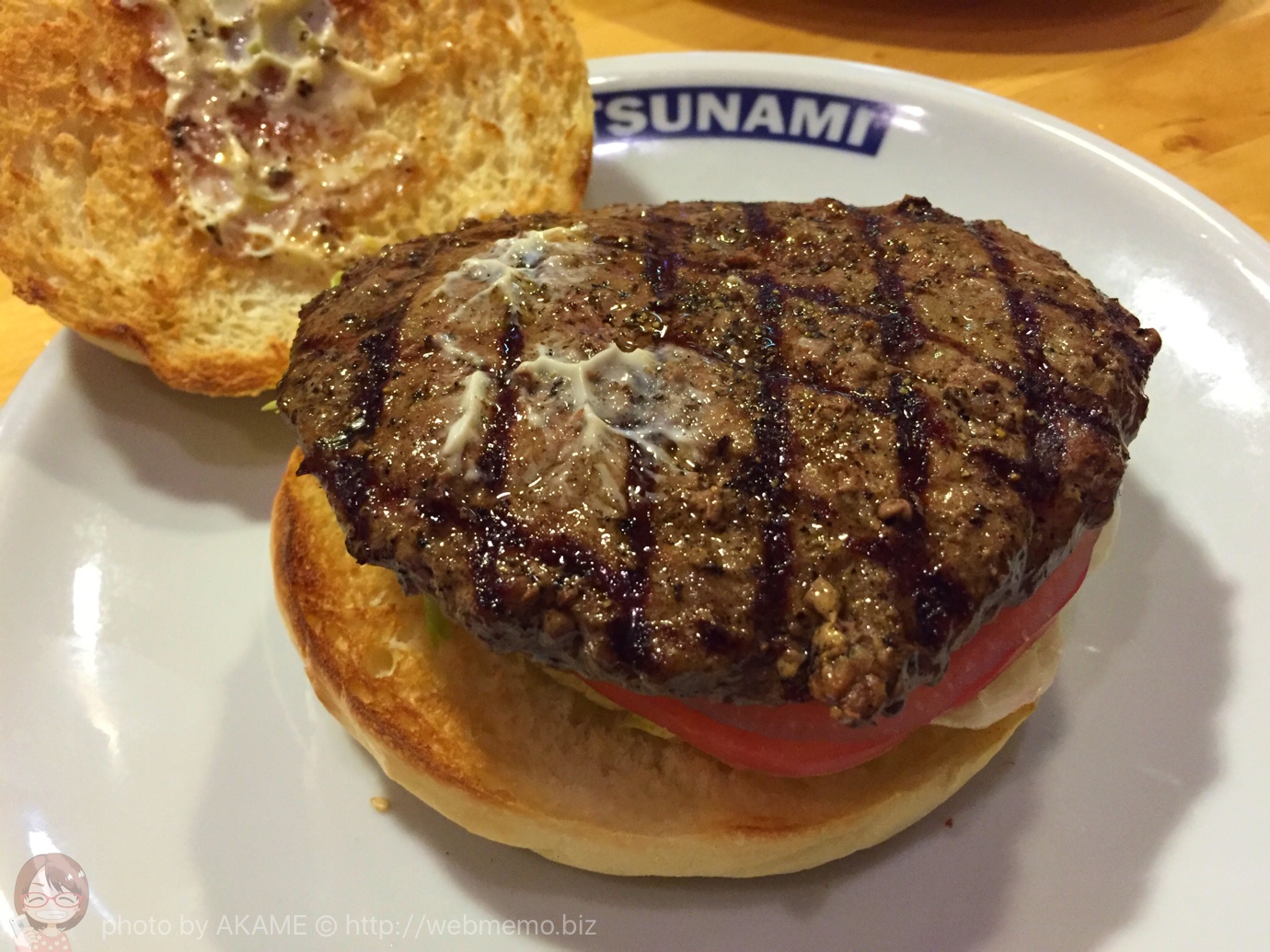 ネイビーバーガー ハンバーグ