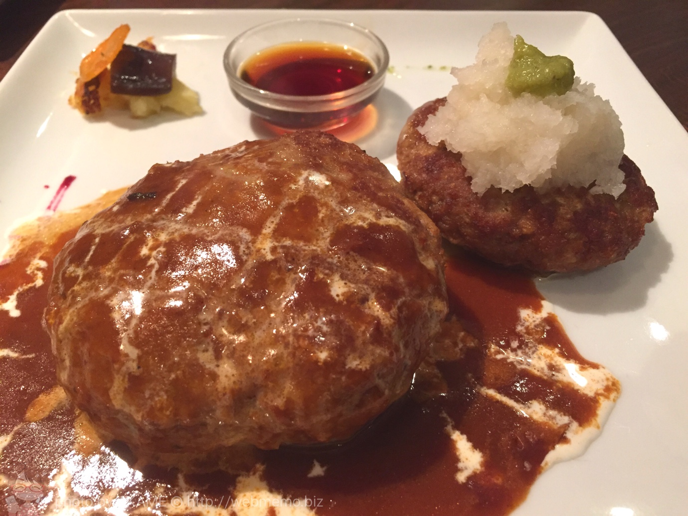 キッチンハセガワ デミグラスハンバーグ定食