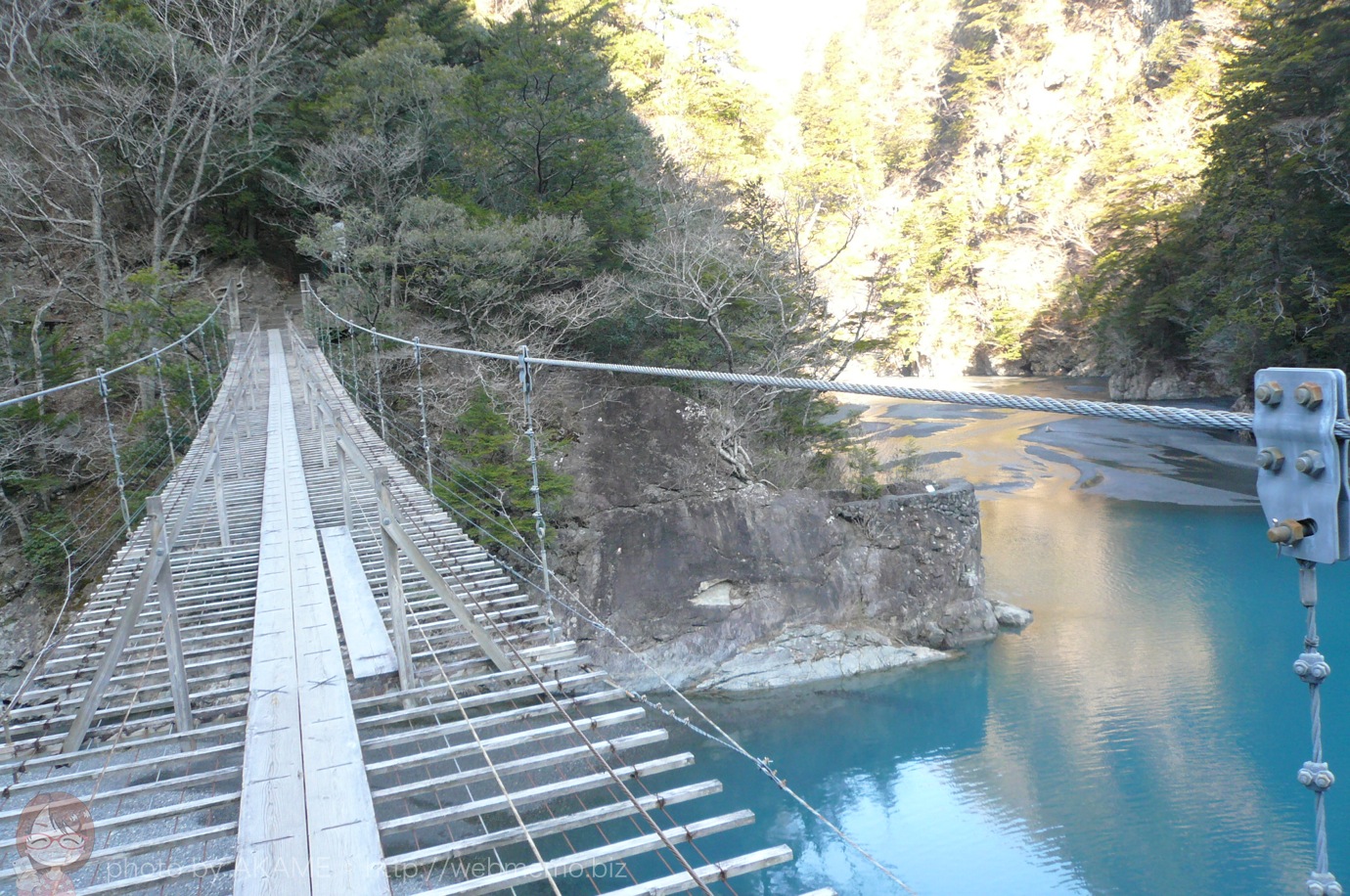 寸又峡「夢の吊り橋」