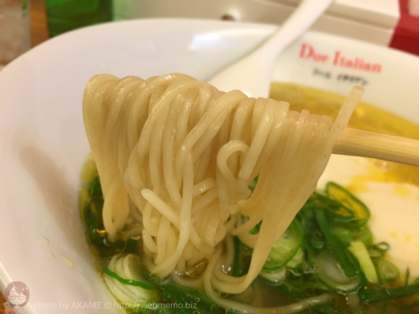 らぁ麺フロマージュの麺