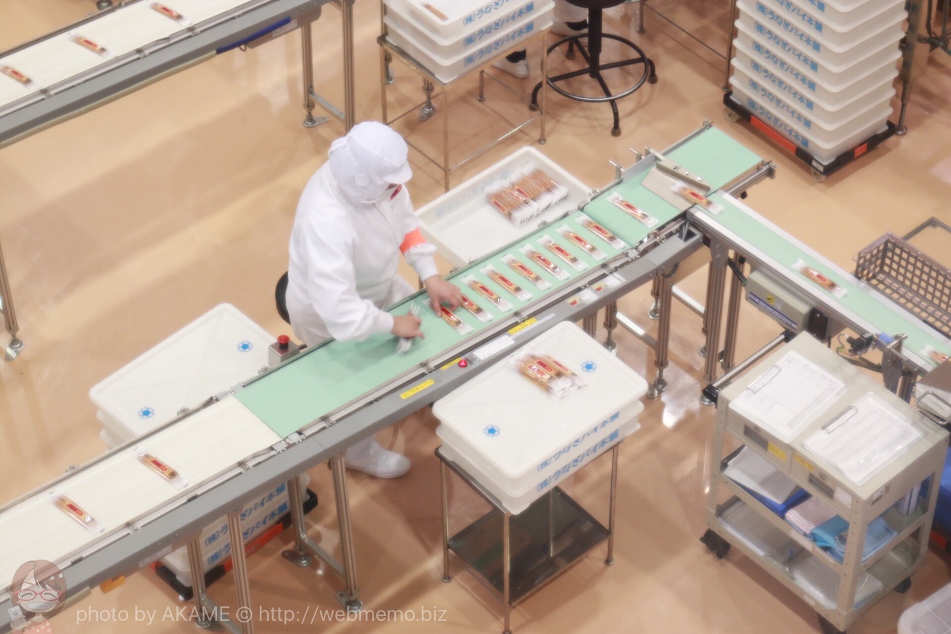 うなぎパイの製造工程