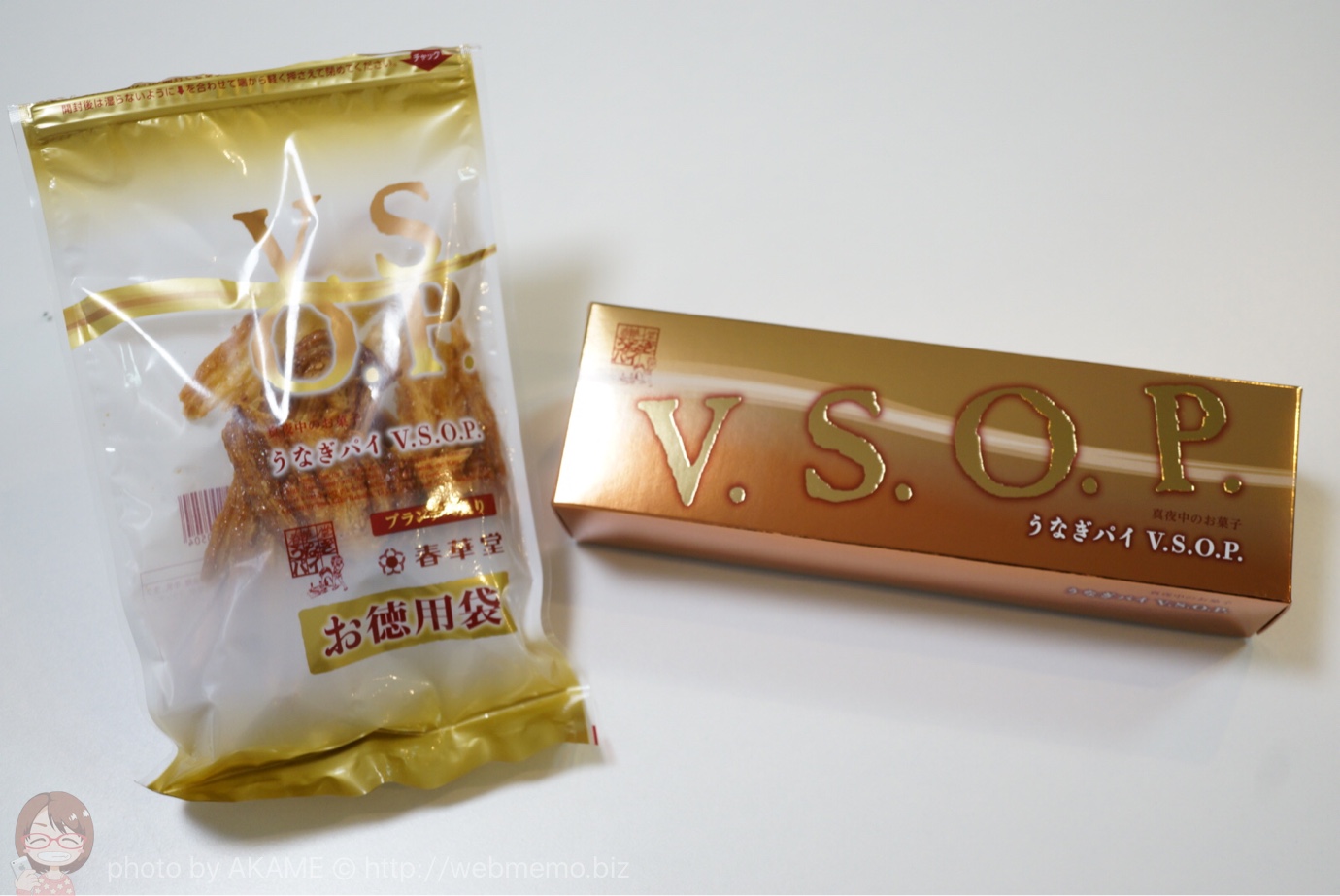 うなぎパイV.S.O.P お徳用と箱タイプ