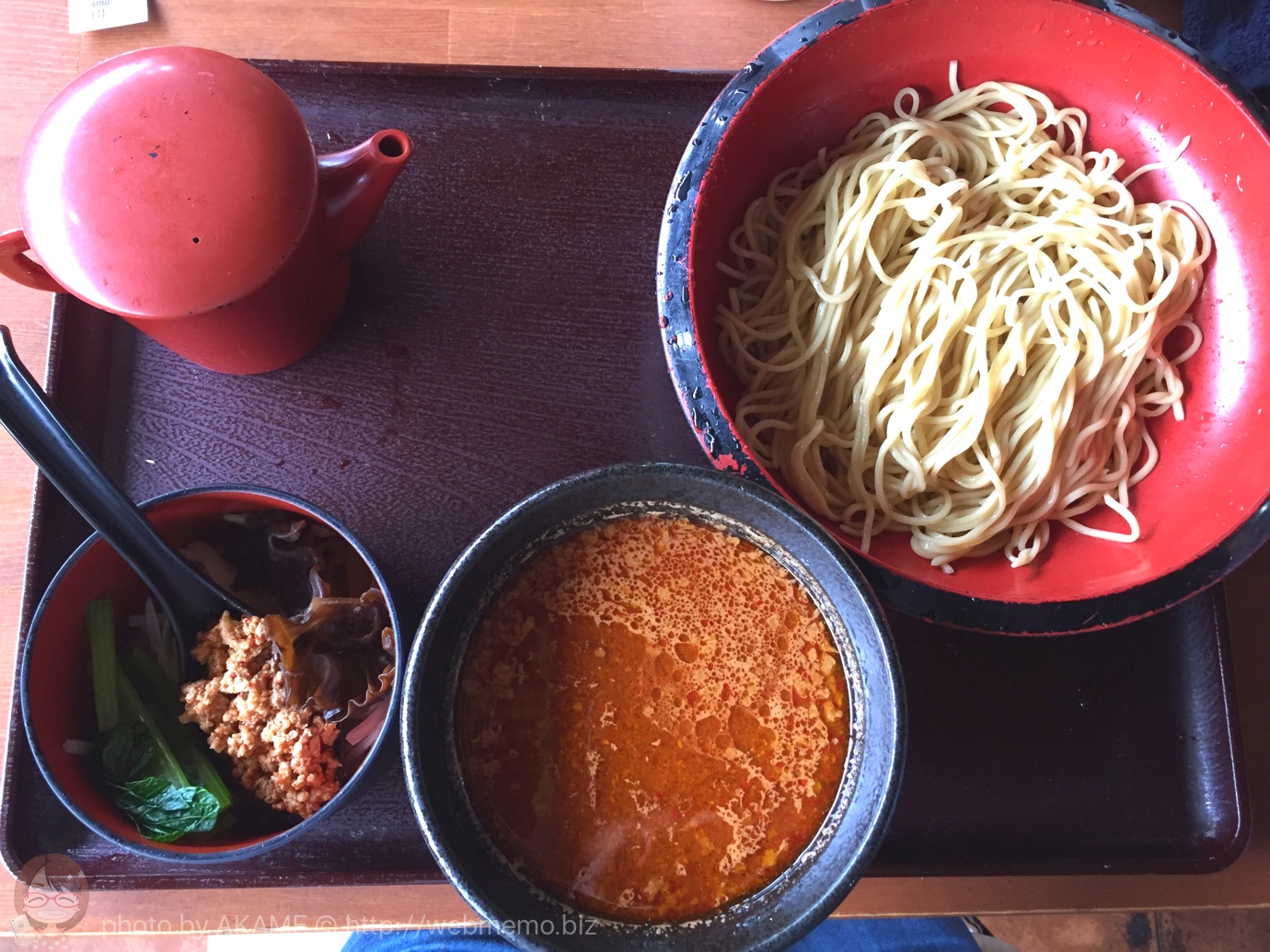 酸辣味噌つけ麺