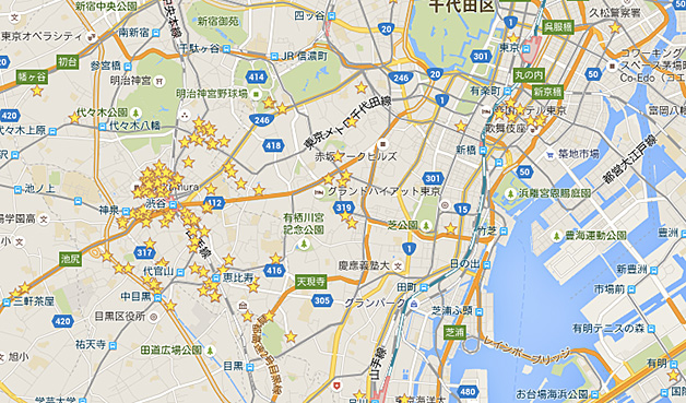 Googleマップで行きたい飲食店情報を管理する方法が便利!現在地からひと目で把握可