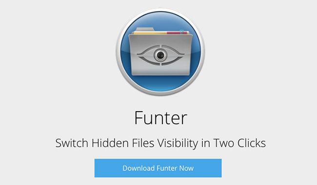 Funter ダウンロード画面