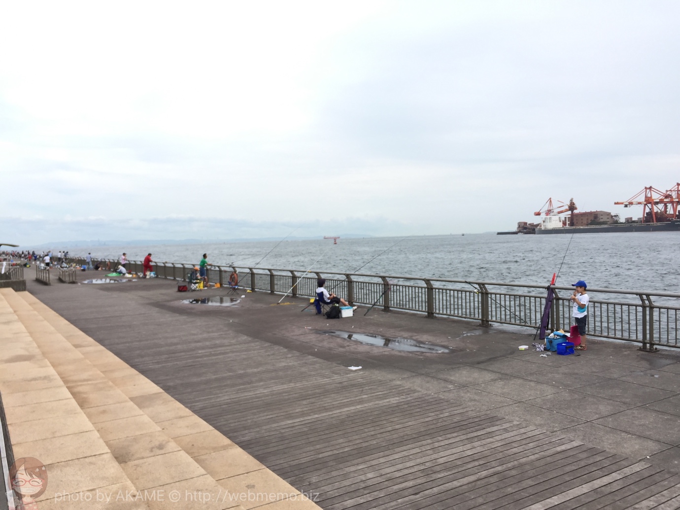 東扇島西公園 釣り場