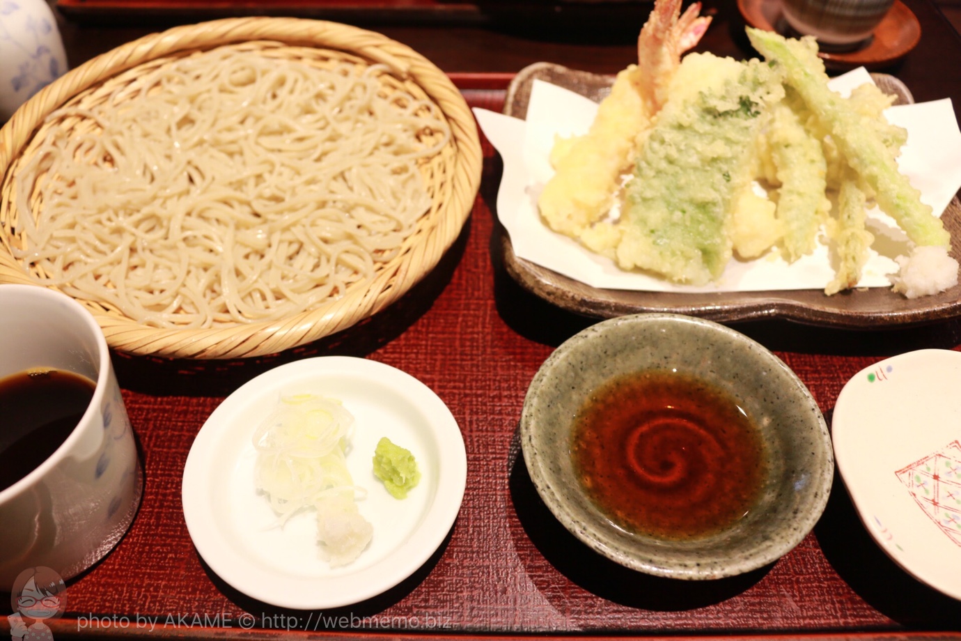 天ざるそば 1,800円