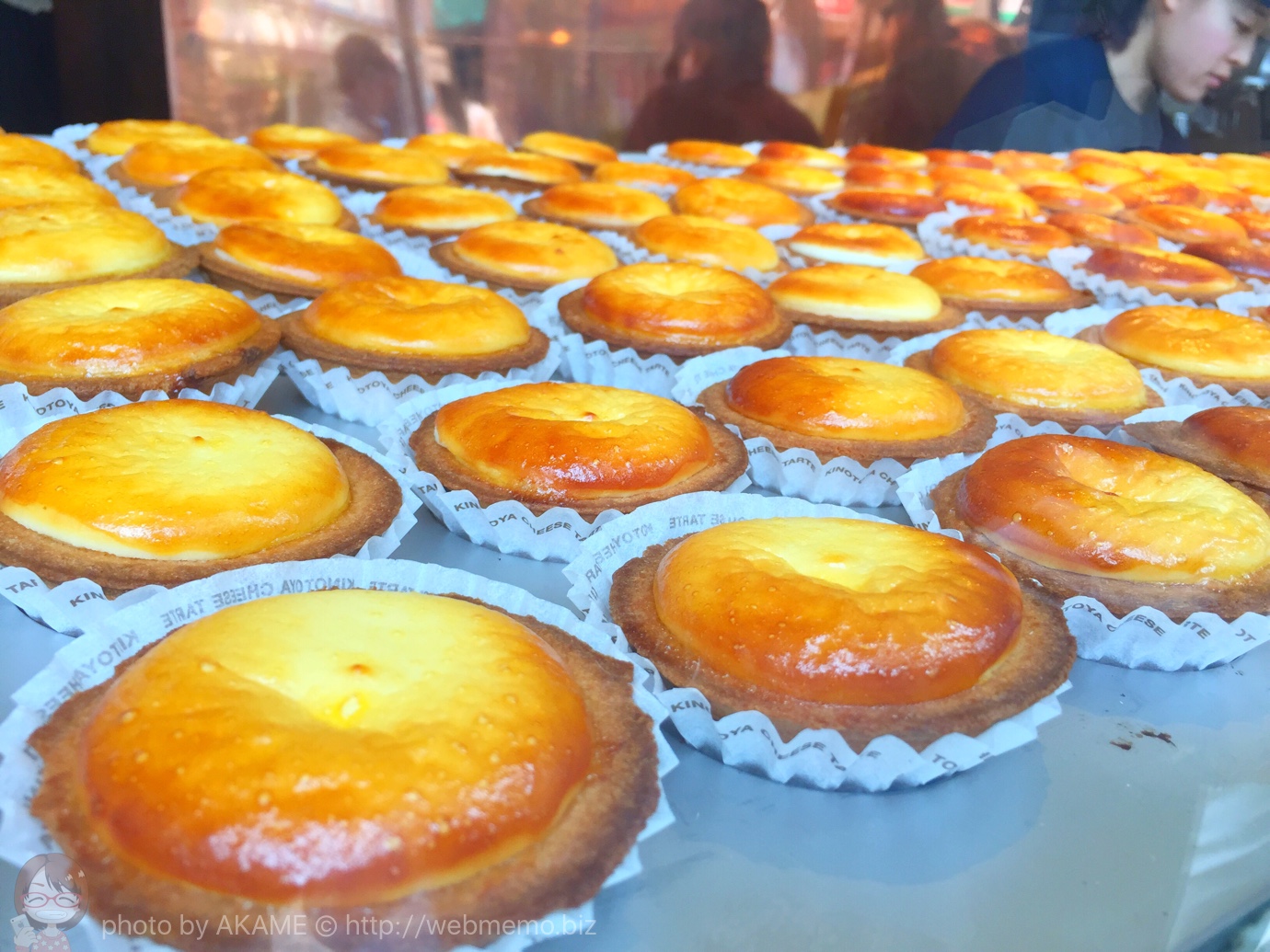 BAKE（ベイク）自由が丘店 店内のチーズタルト