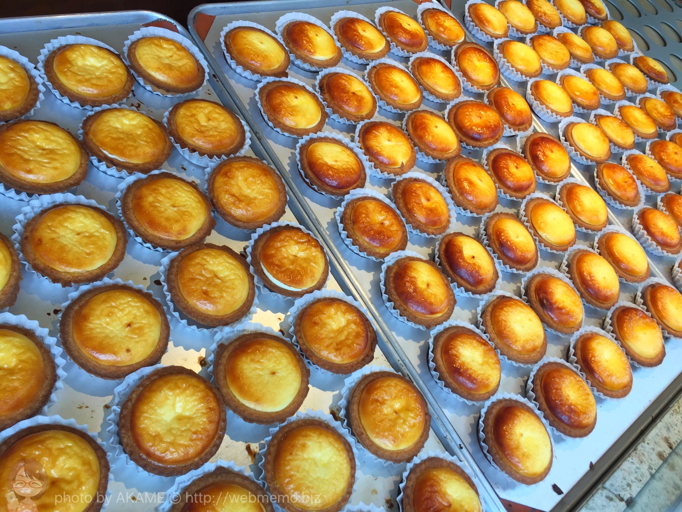 BAKE（ベイク）自由が丘店 店内のチーズタルト