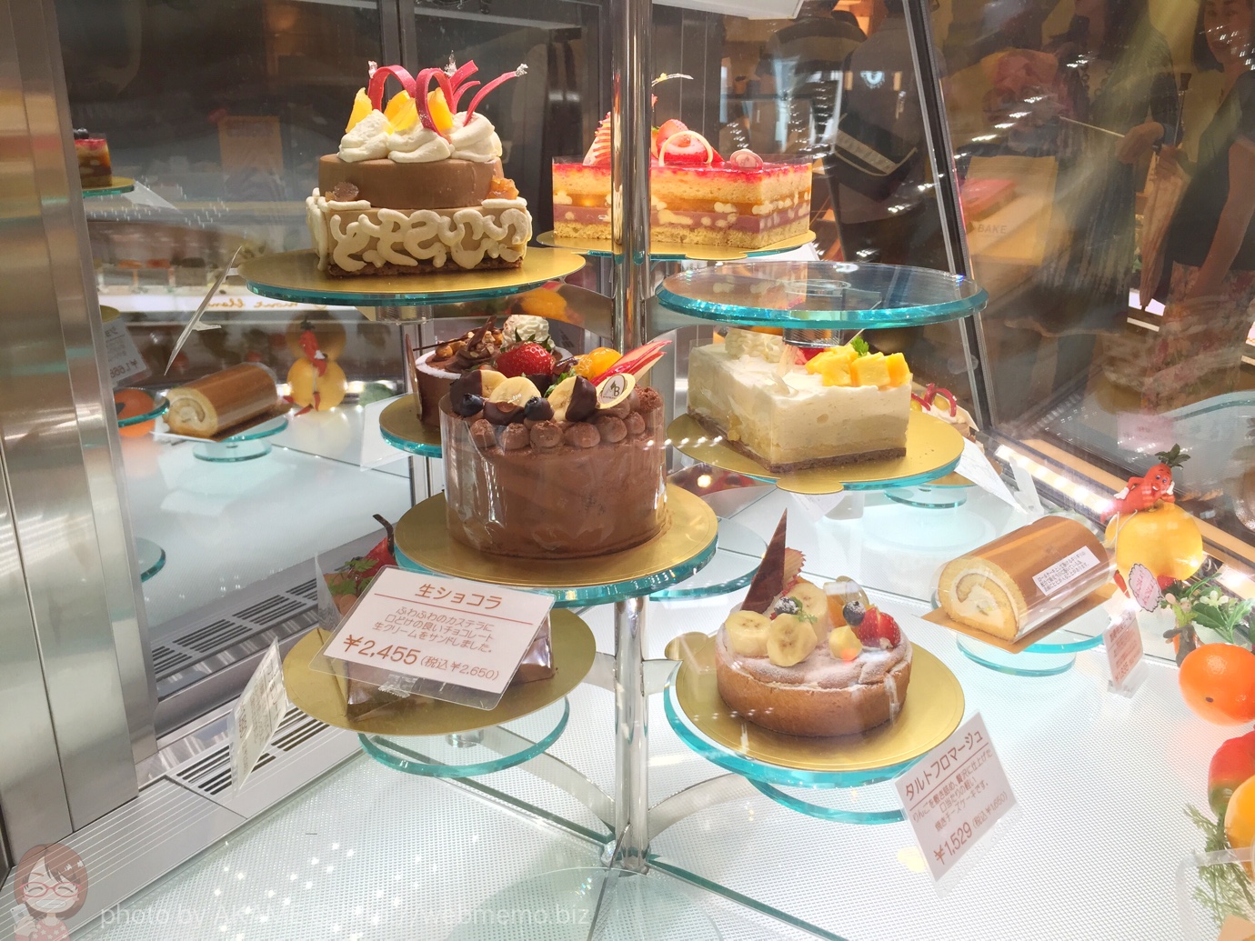 モンブラン 店内のケーキ