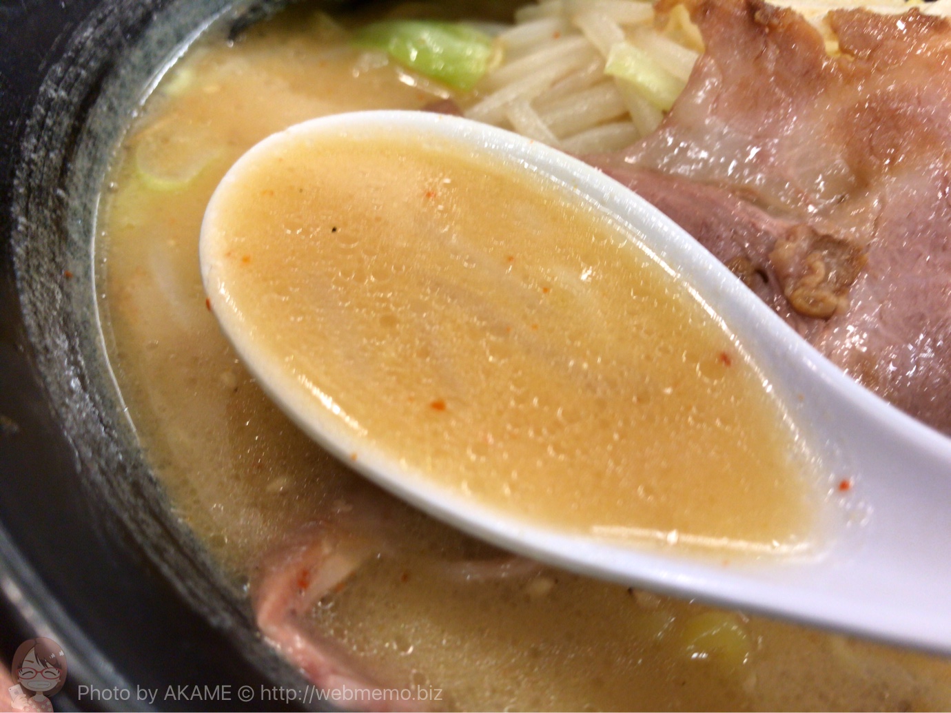 おやじ麺のスープ