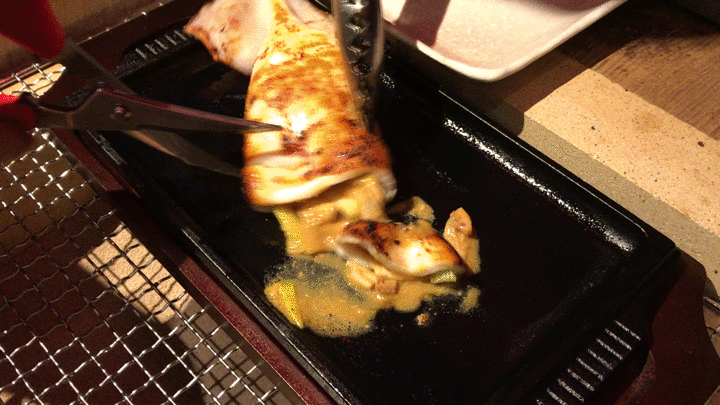 イカ丸ツボ焼き
