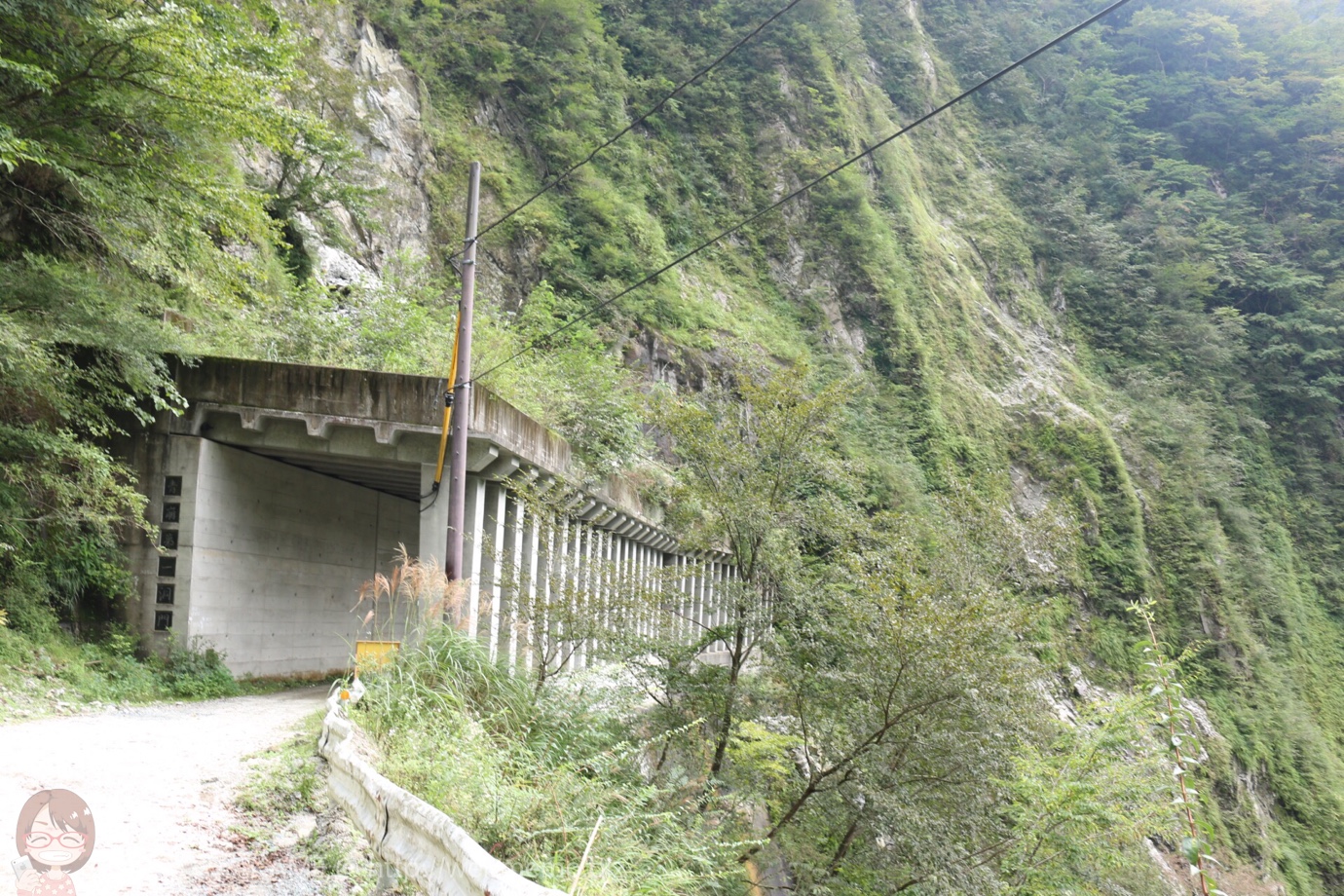 トンネルで抜けた山