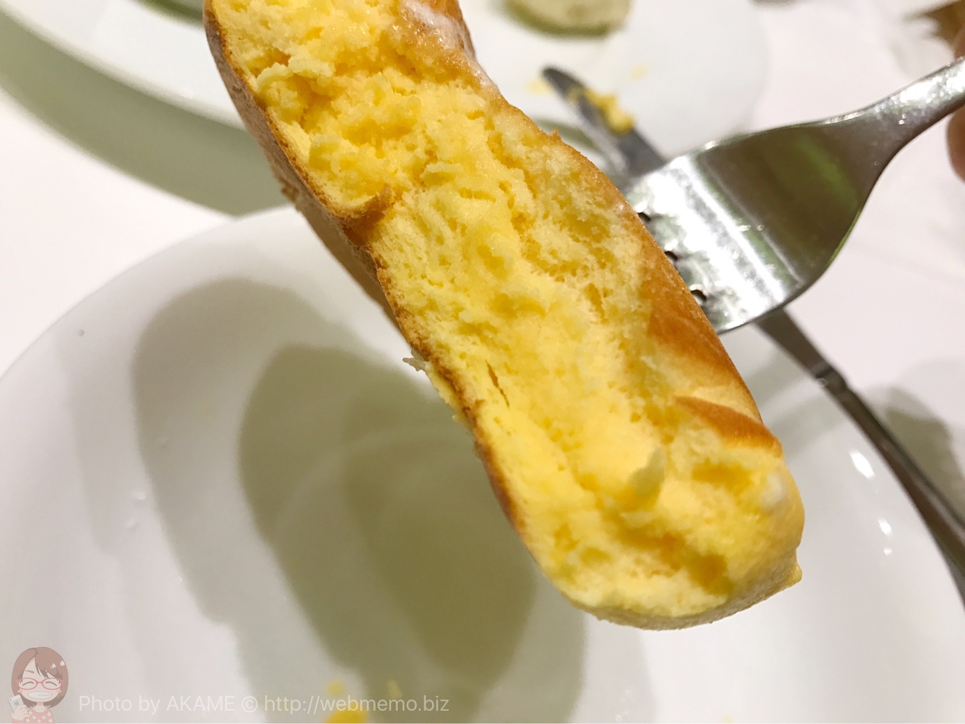 しあわせのパンケーキ 断面