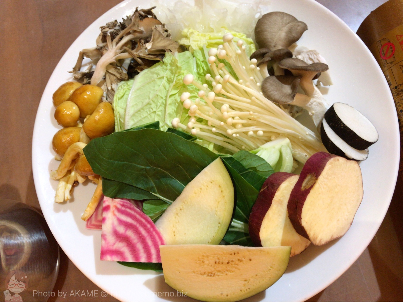 美肌なべの野菜