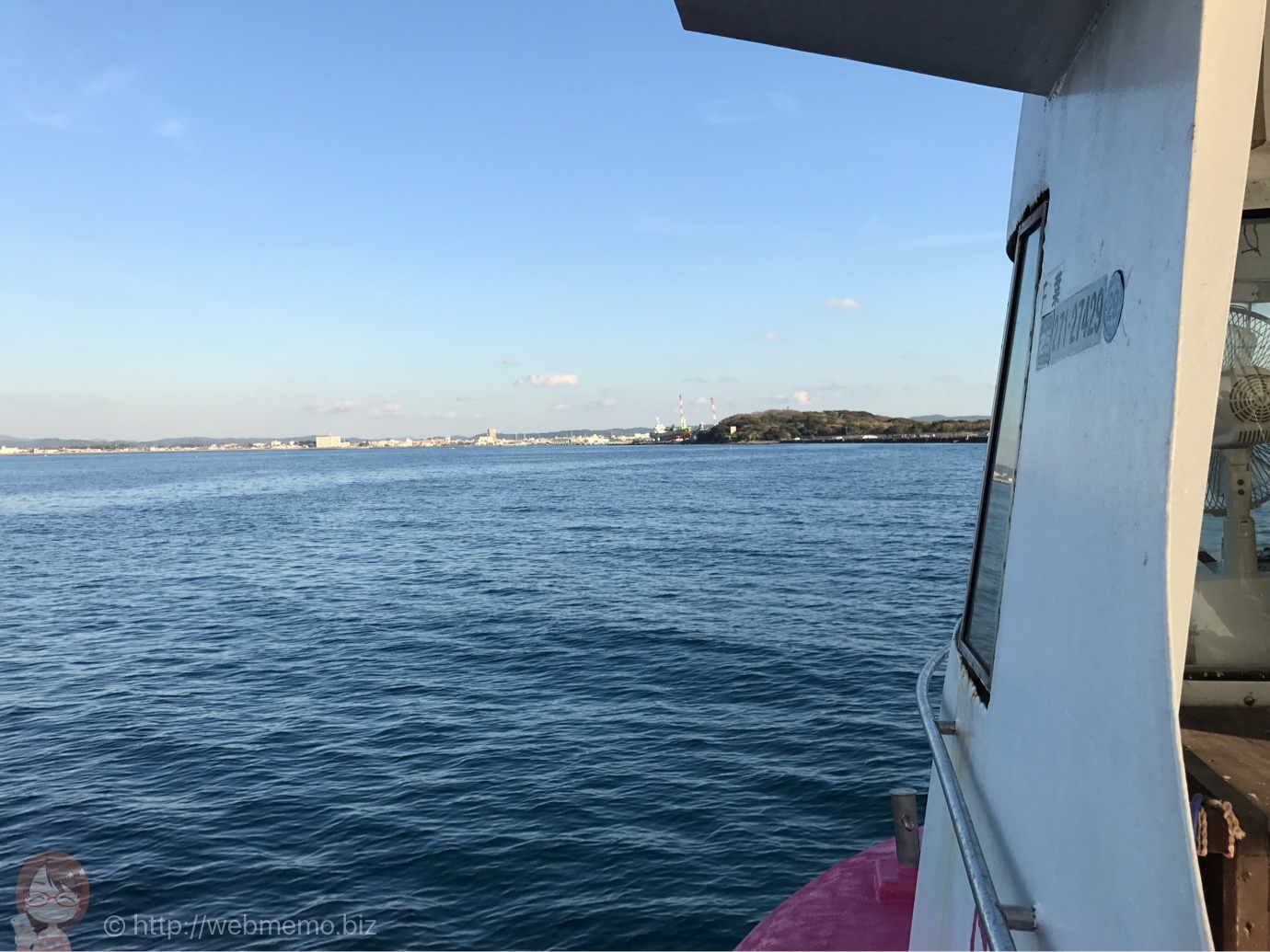 海中観光船 たてやま号 看板からの眺め