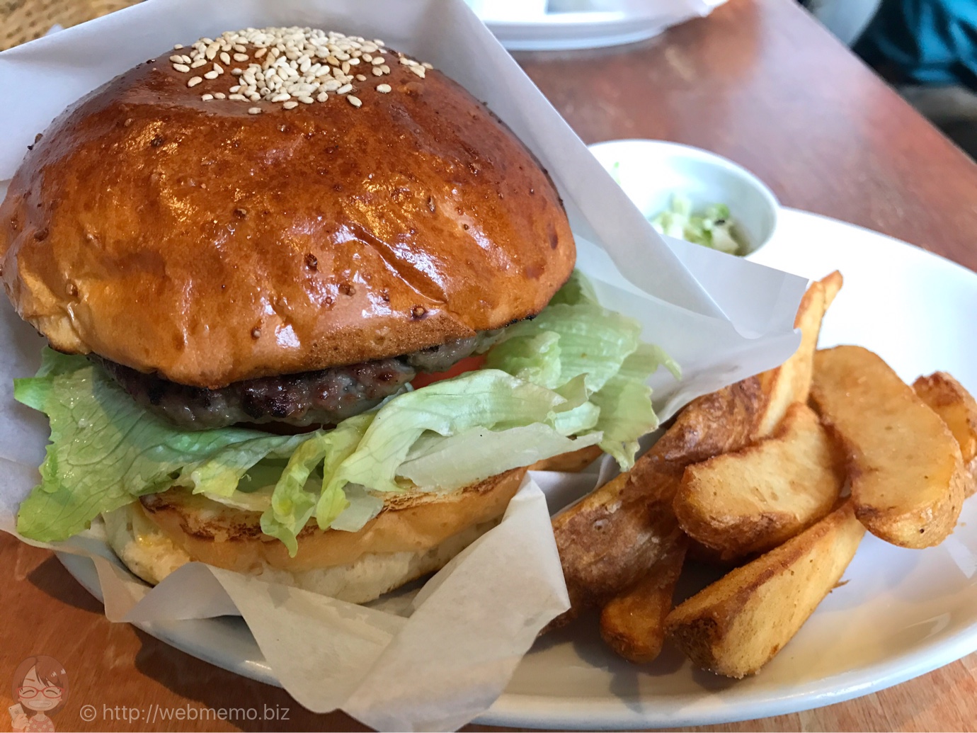 ハンバーガー セット 1,100円