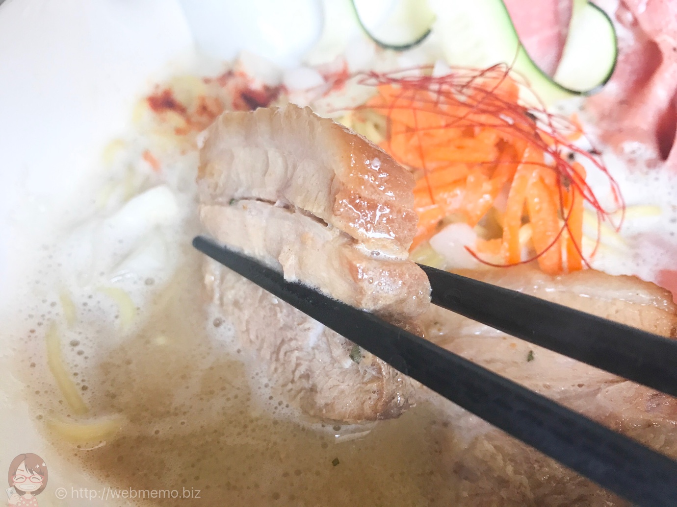 豚泡soba レアチャーシュー&豚バラ 豚バラ