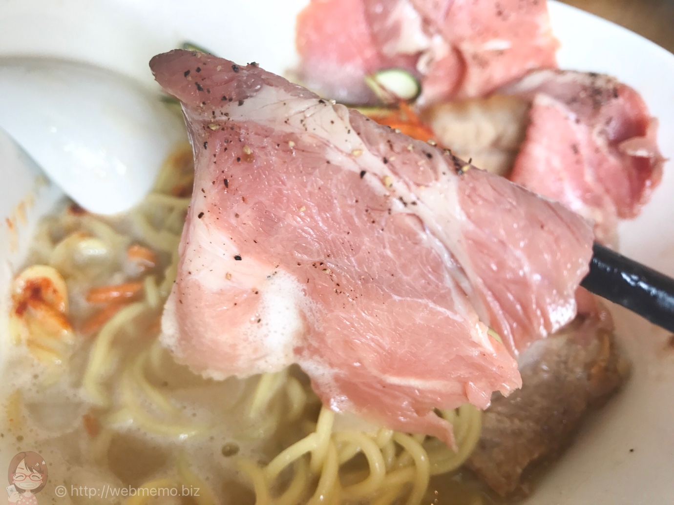 豚泡soba レアチャーシュー&豚バラ レアチャーシュー