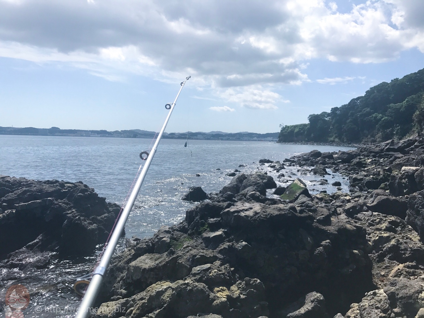 オイモノ鼻の磯で釣り