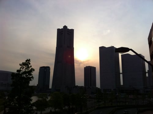 みなとみらい夕方