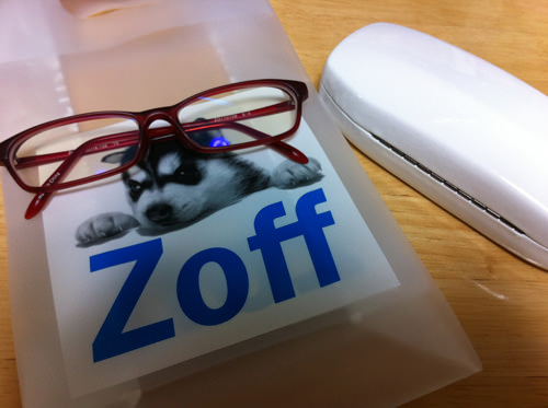 zoff PCメガネ買ったよ!メガネケース付き
