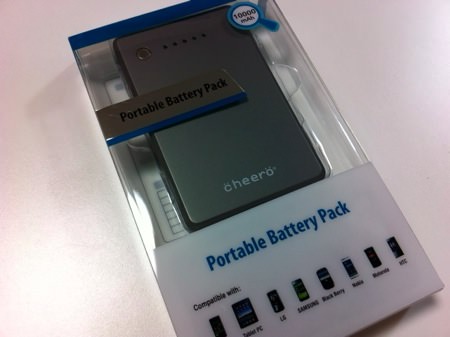 cheero Power Plus 大容量 10000mAh モバイルバッテリー