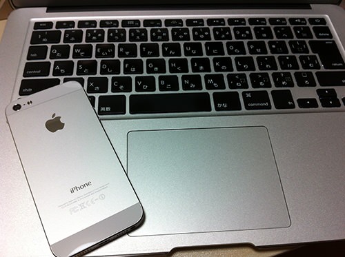 iphone5とMacbook Air