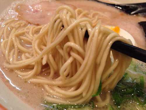 ちょい細の硬麺
