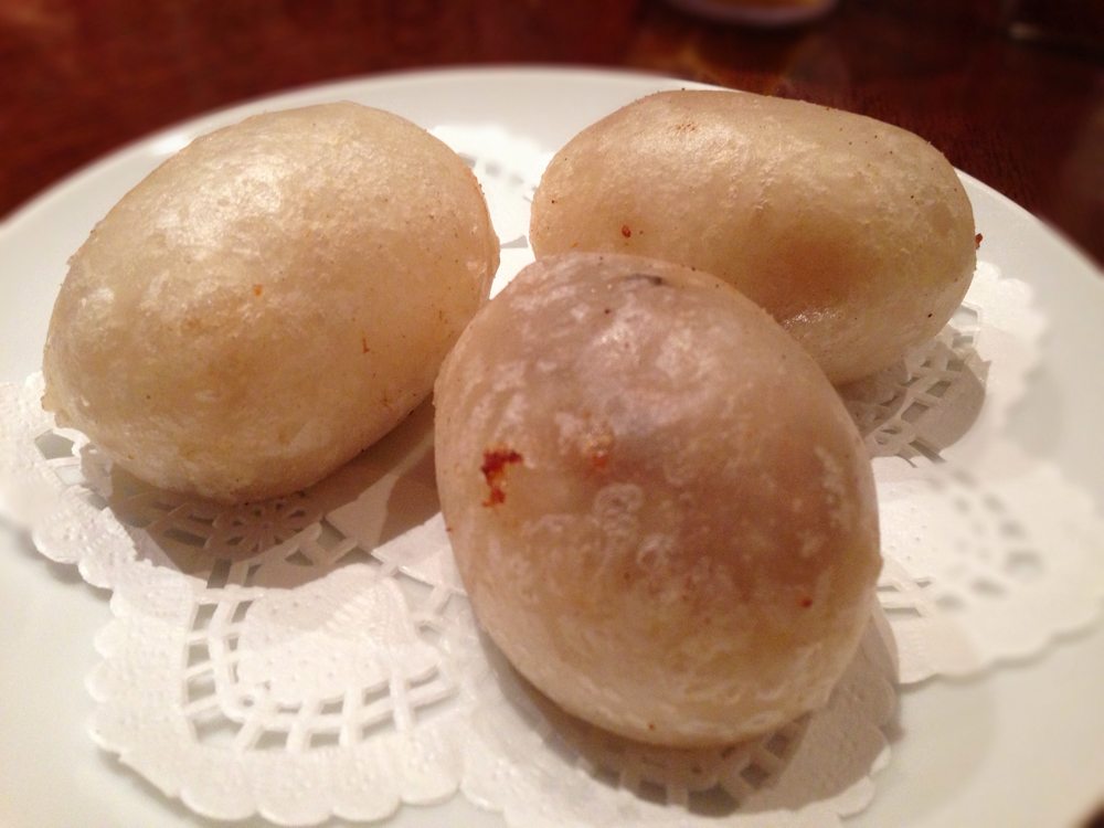 五目入りもち米の揚げ餃子
