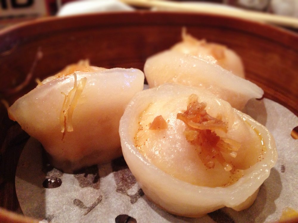 XO醤とホタテ貝入り蒸し餃子