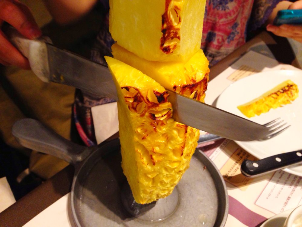 焼きパイナップル