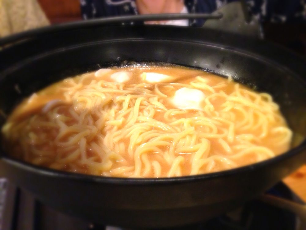 〆のラーメン