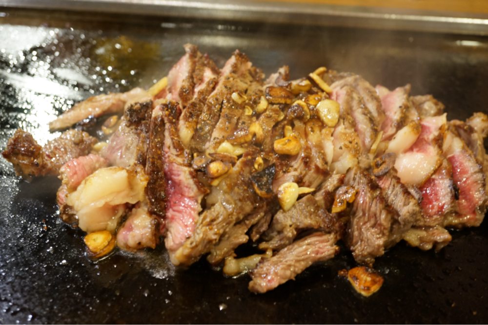 完成したお肉