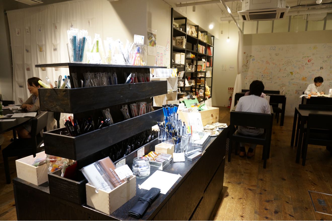 文具カフェ 店内