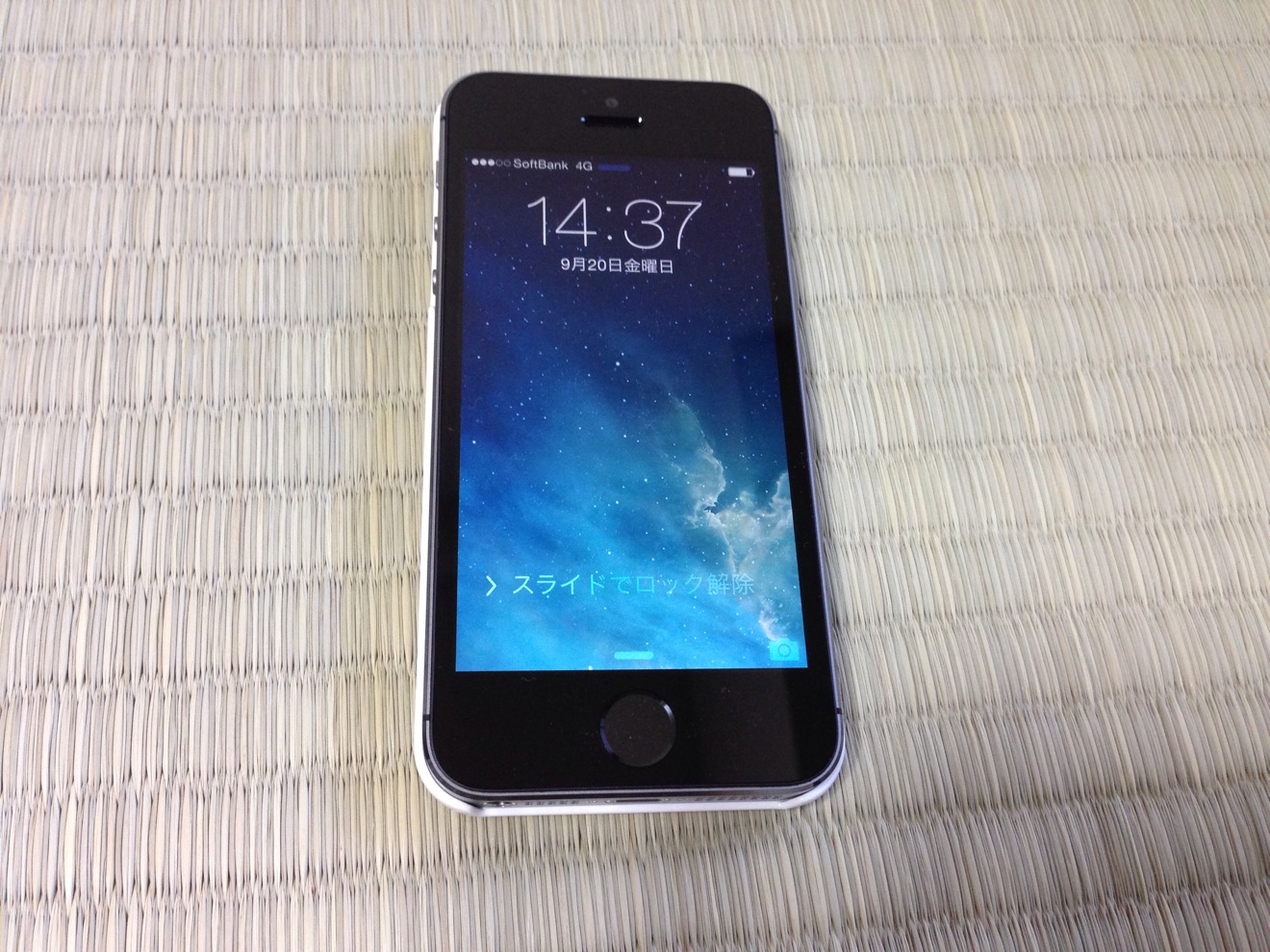 iPhone 5s 起動!