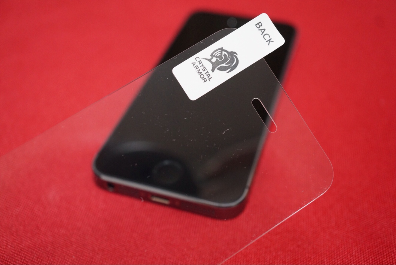 iPhoneにガラス