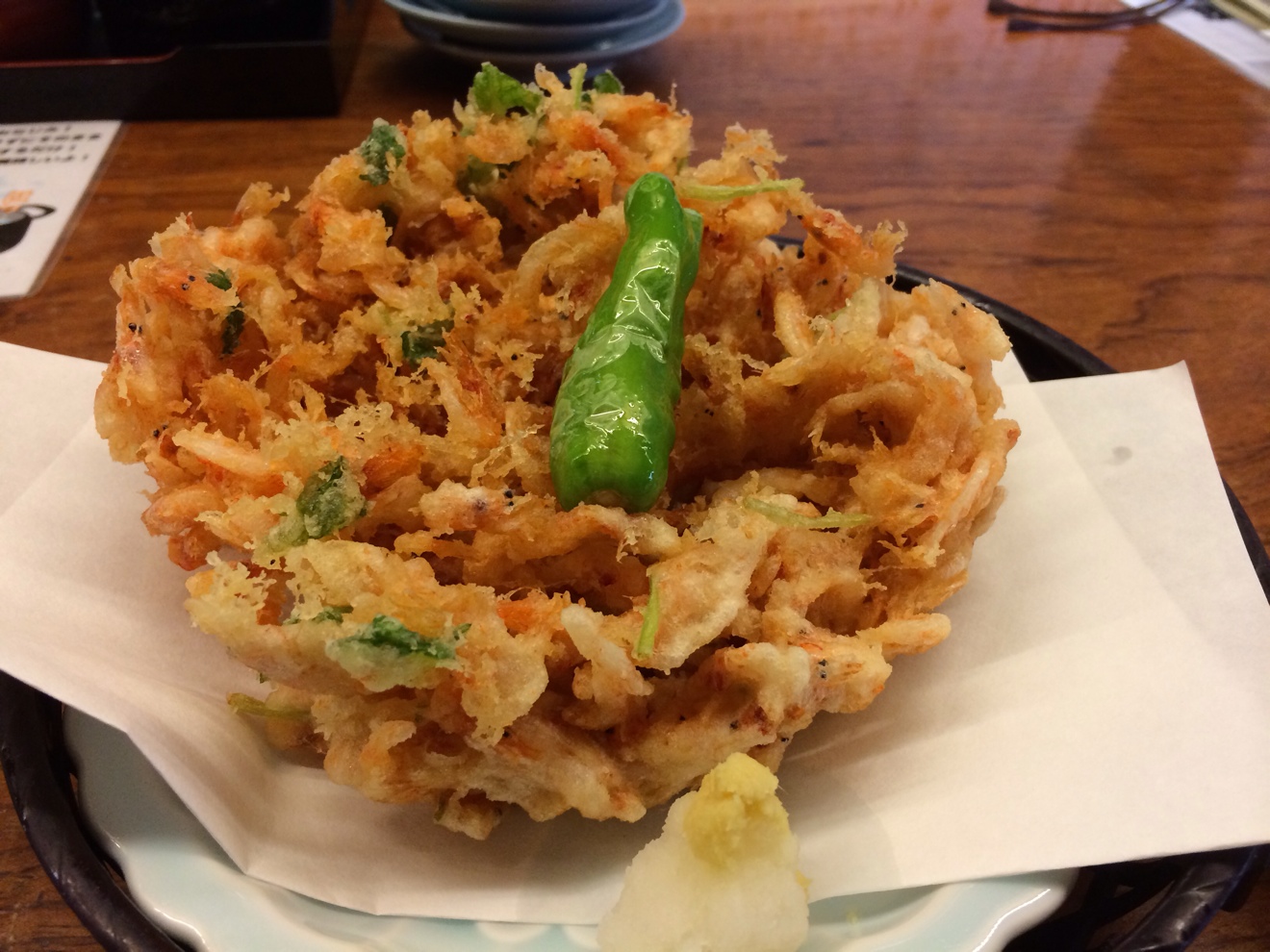 桜えびのかき揚げ