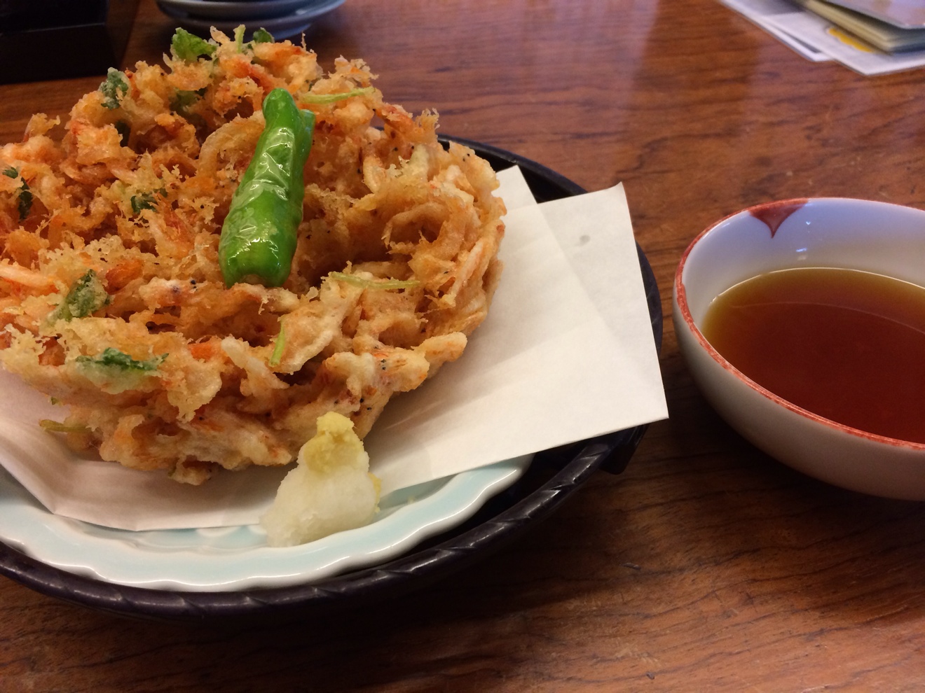 桜えびのかき揚げ