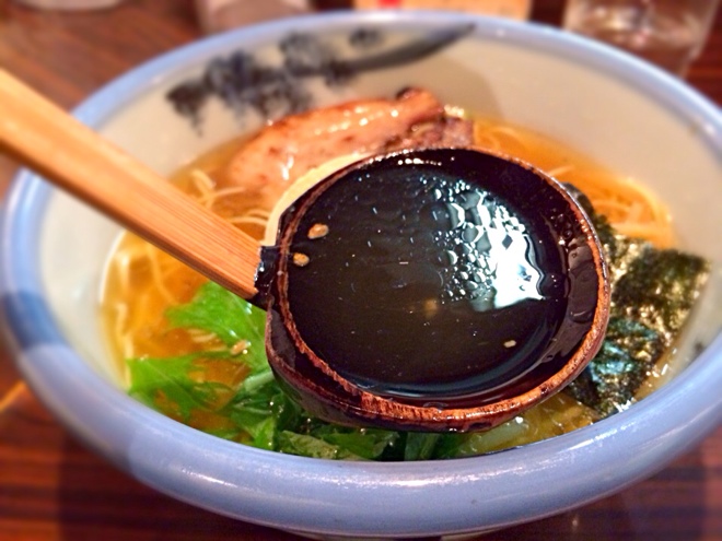 ゆず塩ラーメン スープ