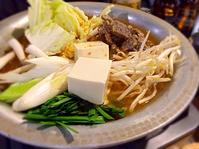 小松鍋(牛すじのチゲ)