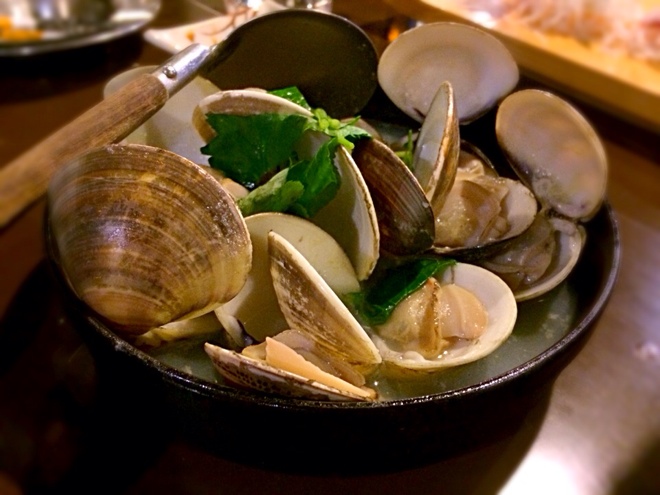 ハマグリの酒蒸し