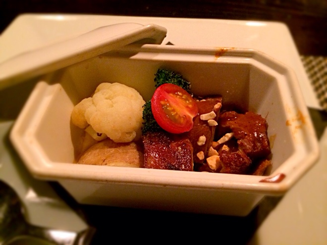 フォアグラと仔羊のお肉料理