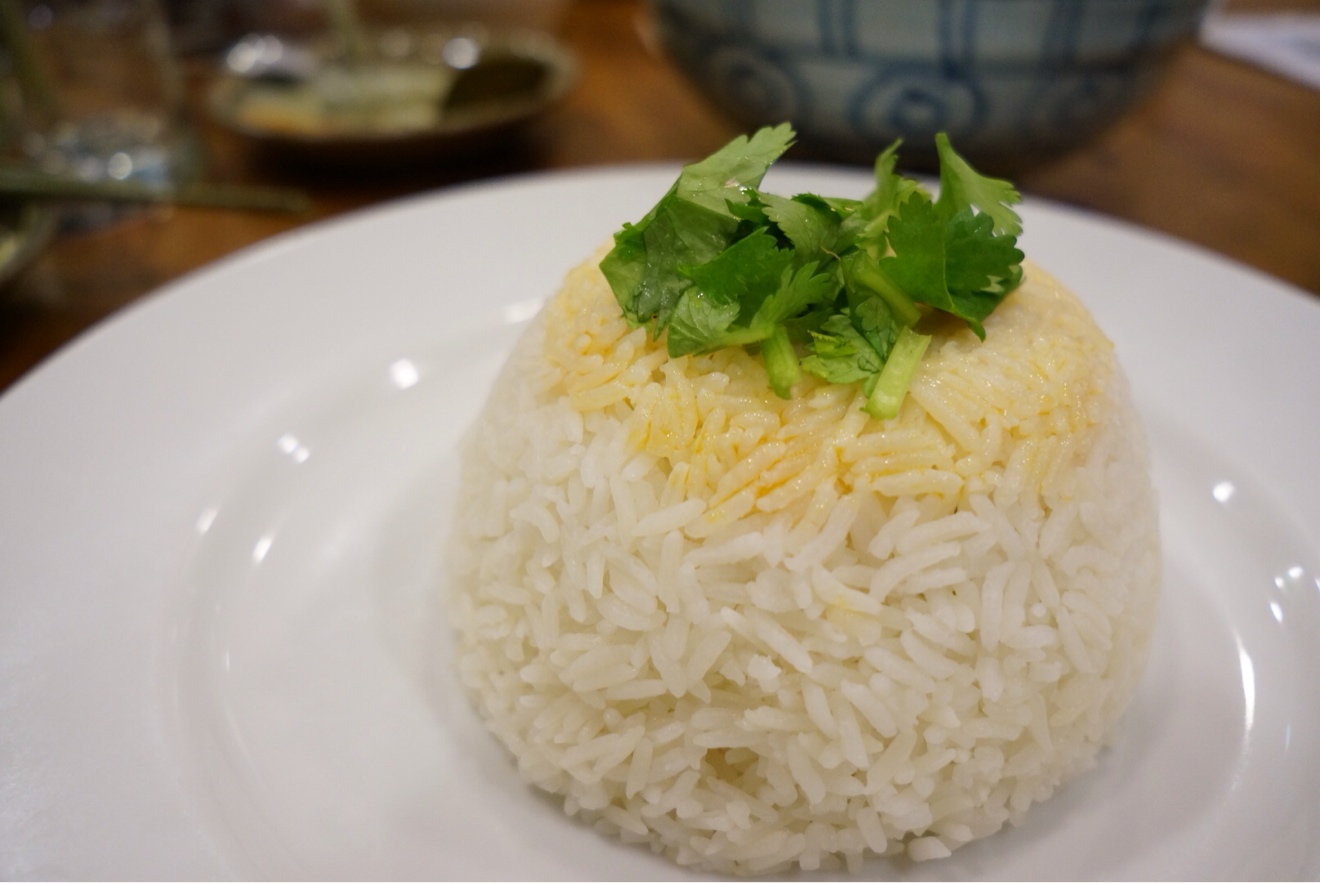 ラム肉が入ったライス