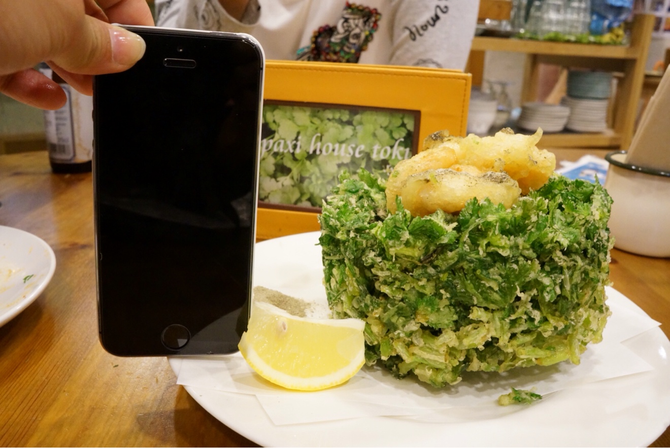 かき揚げ大きい!