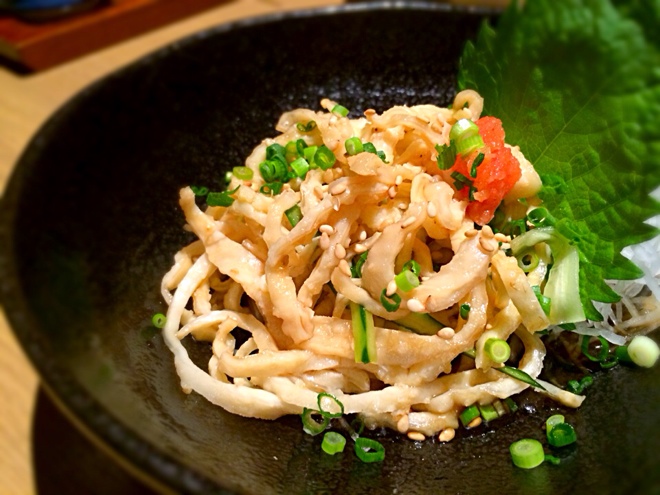 鶏皮ポン酢