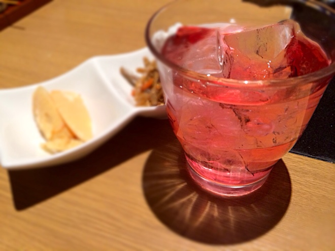 赤の梅酒