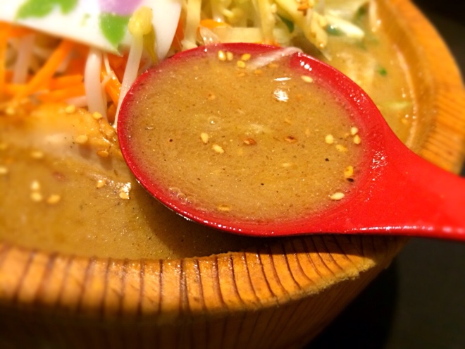 鯵が効いたスープ